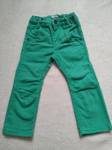 Zielone jeansy, unisex, Name IT, r.92