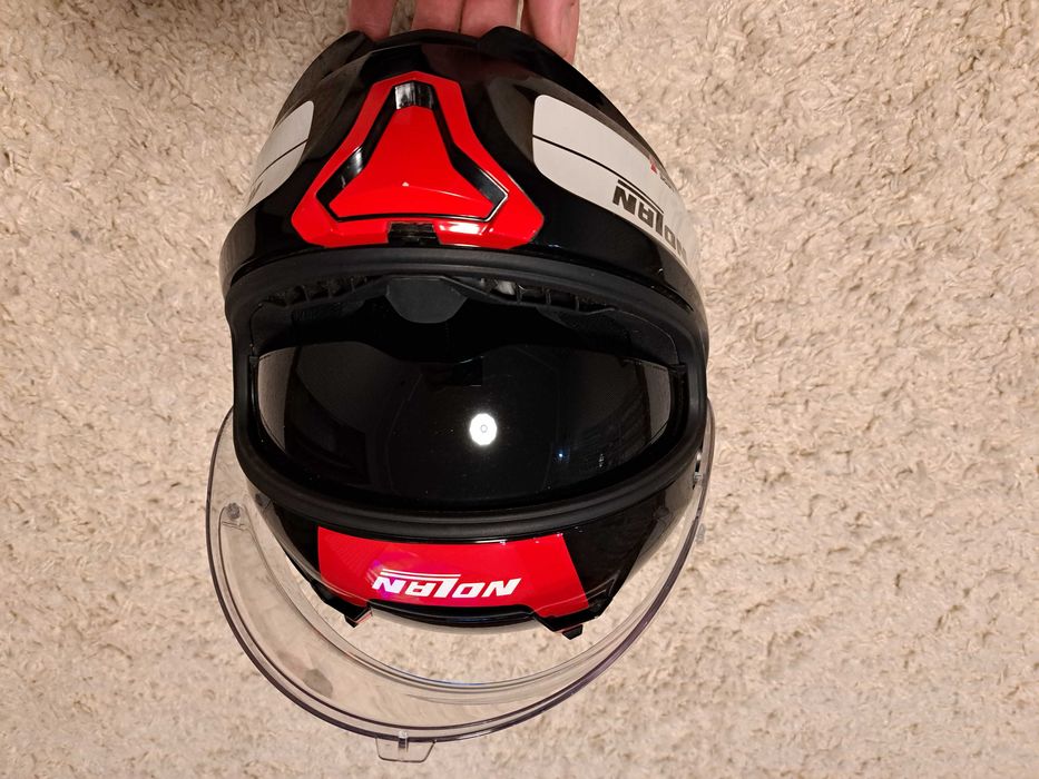 Шлем Nolan N87 триколор