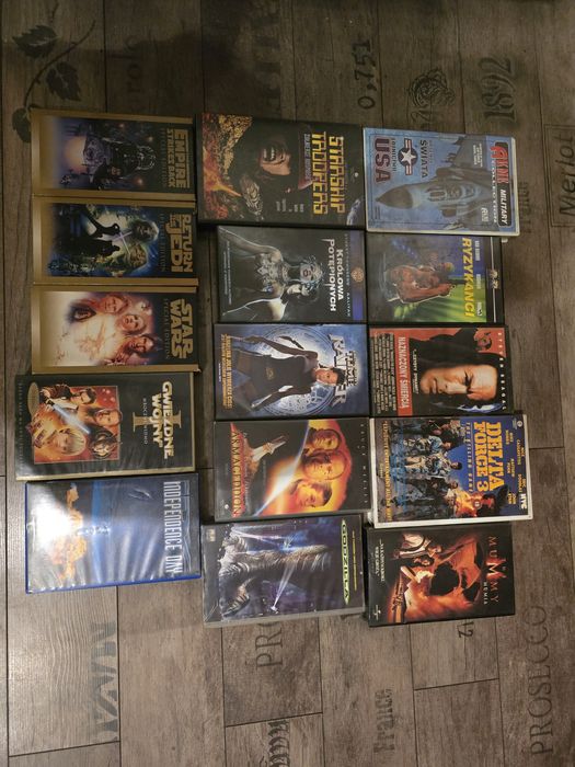 Kasety vhs mix używane