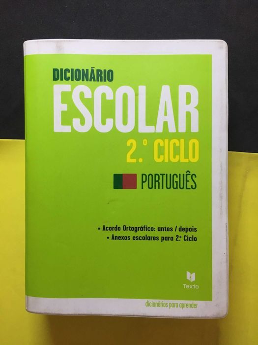 Dicionário escolar Português. 2° ciclo