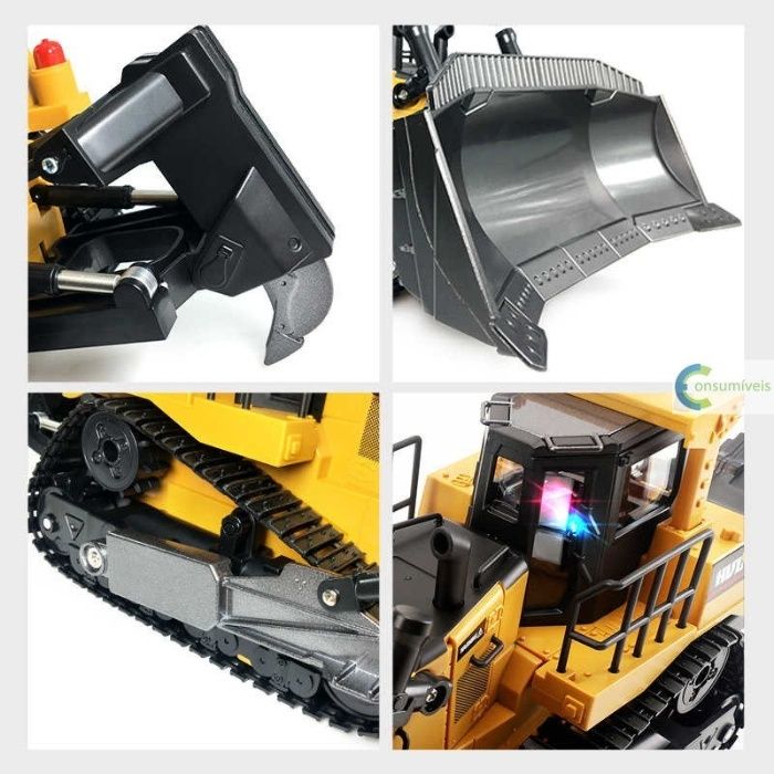 Huina 1569 - RC Bulldozer 1:24 RTR