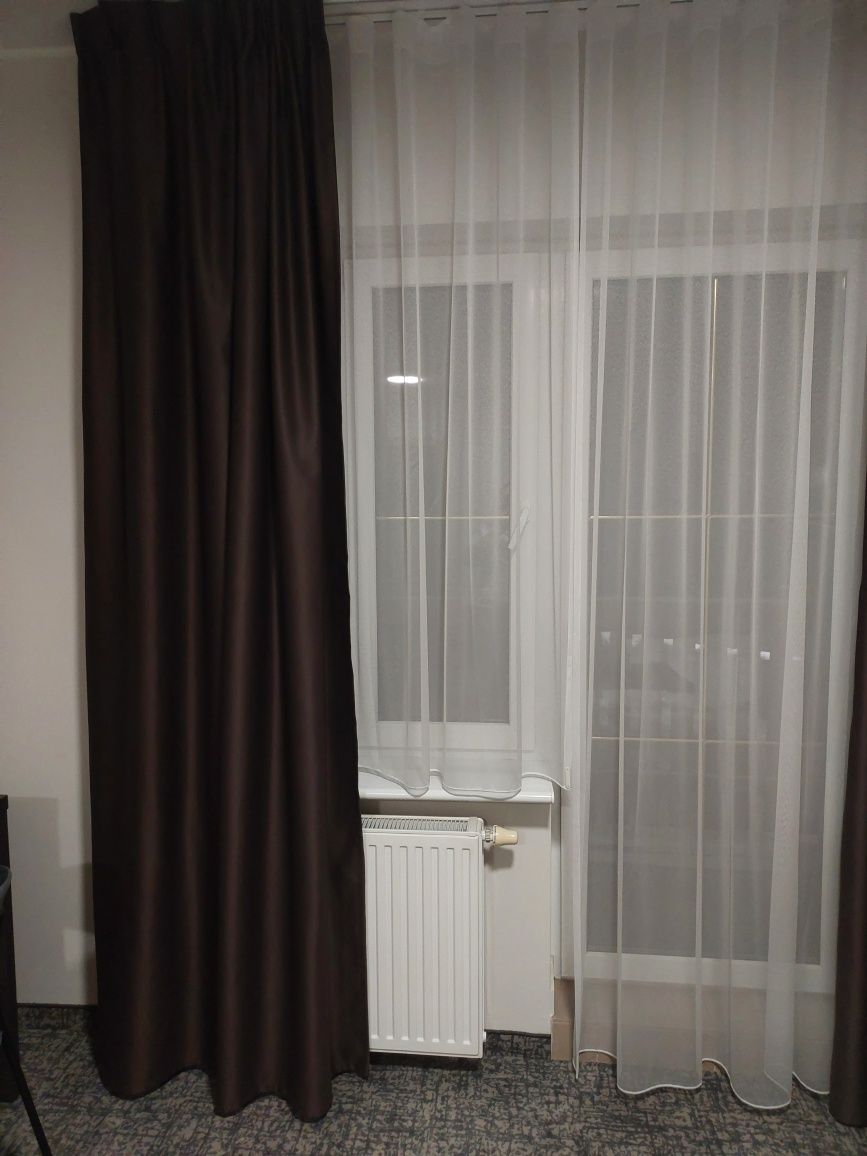 Zasłony i firany na zespołach Flex i Wave (wymiary w treści)