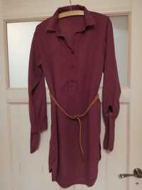 Sukienka tunika fioletowa rozmiar uniwersalny jesień