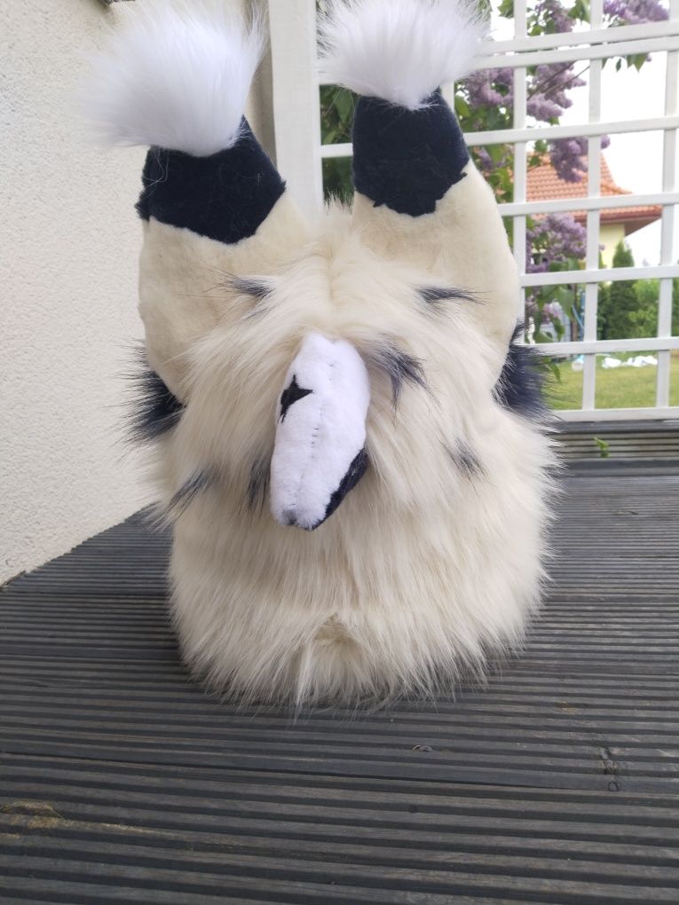 furry fursuit Dino maska