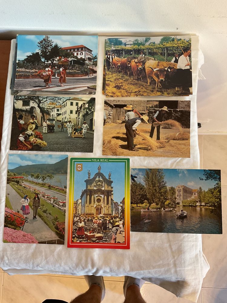 26 postais antigos de usos e costumes portugueses