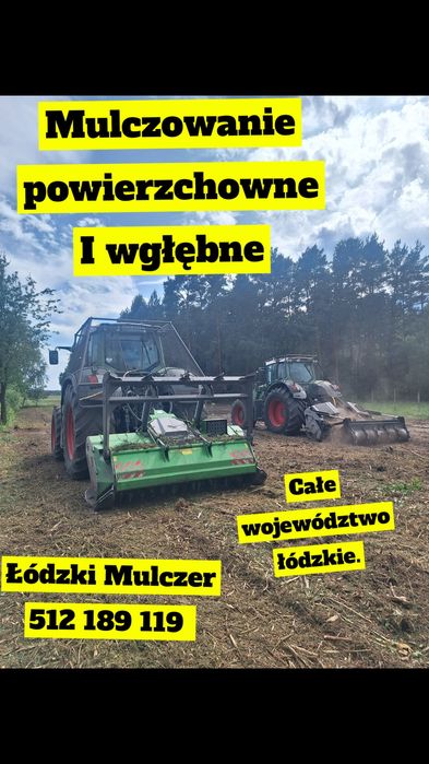 Czyszczenie działek mulczer leśny mulczer wgłębny mulczowanie