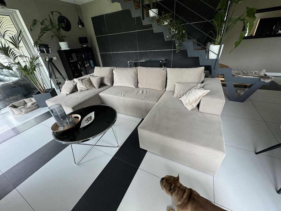 Narożnik w kształcie U xxl ikea agata meble selsey