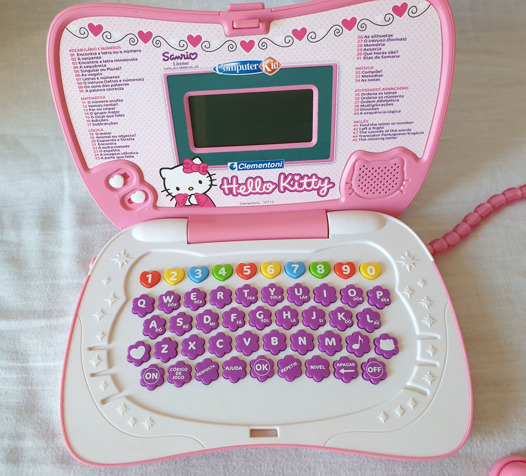 Computador Portátil Clementoni Hello Kitty