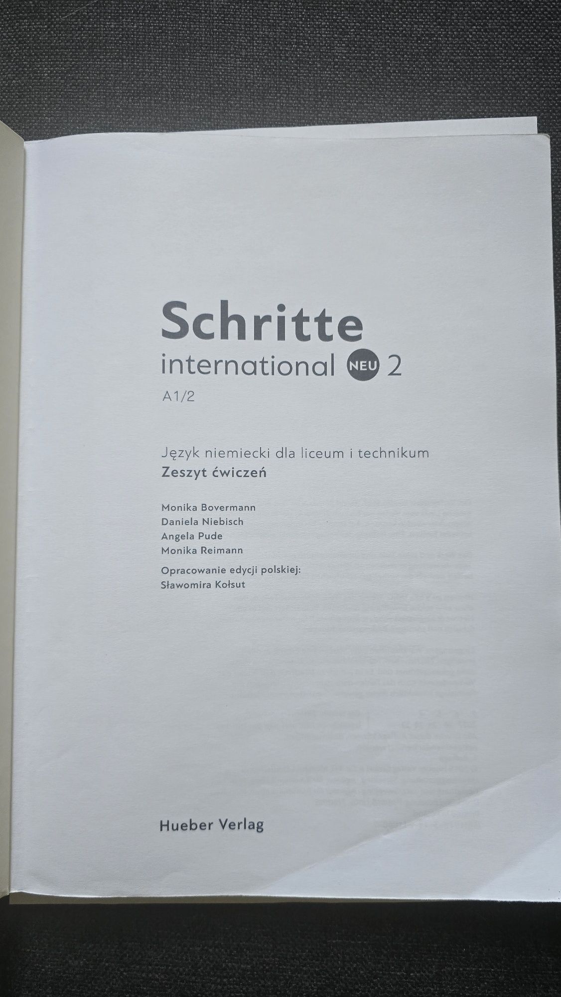 Ćwiczenia do języka niemieckiego 2 Schritte International