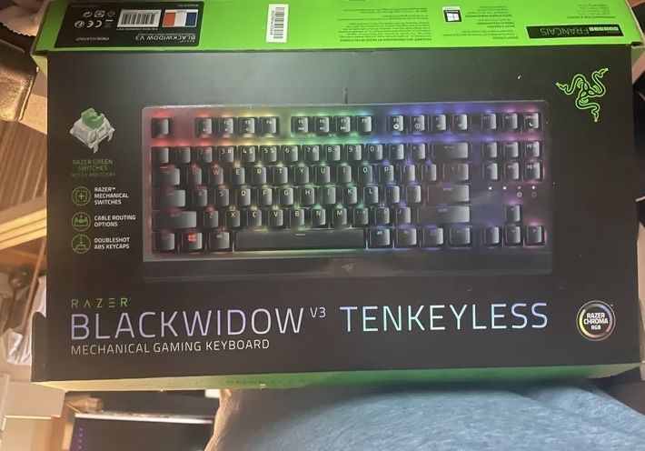 Клавіатура дротова Razer BlackWidow V3 TKL Razer Green USB