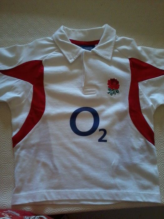 Camisola de Raguebi Inglaterra 2-3 Anos Menino