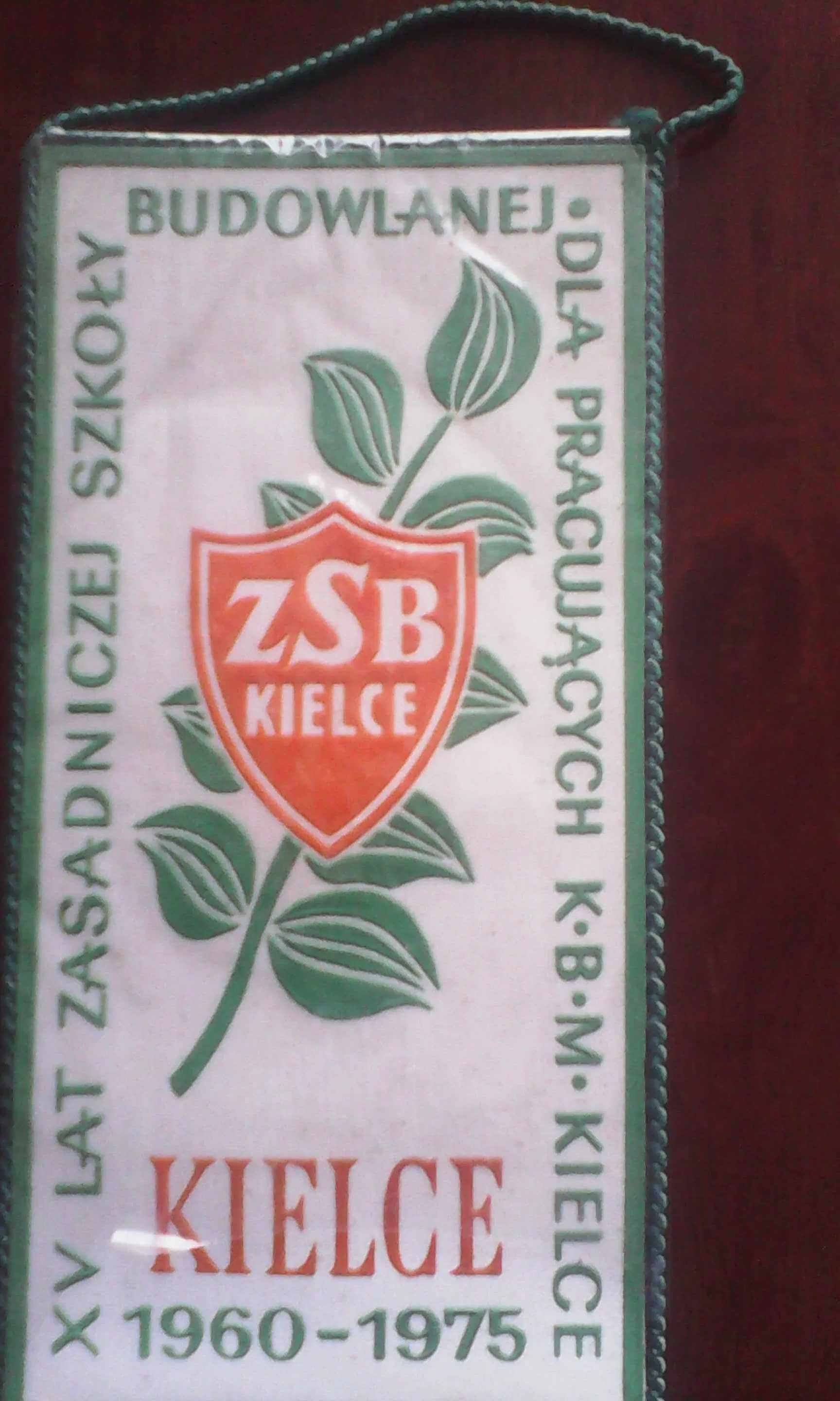 proporczyk XV lat ZSB Kielce