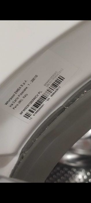 Pralka Whirlpool 8kg wąska