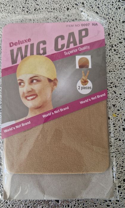 Czepek pod perukę typu pończoszka, 2 sztuki, nowy