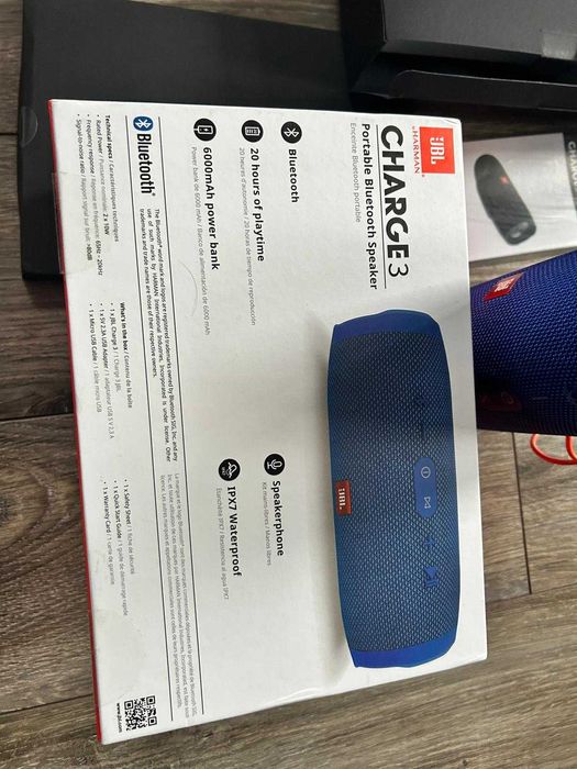 JBL charge 3 niebieski stan b.dobry