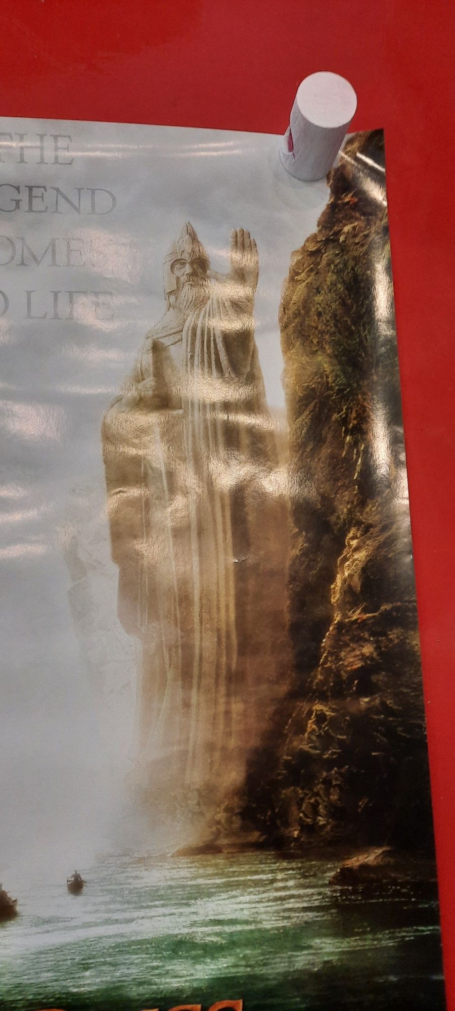 Poster com moldura metálica de o Senhor dos Anéis