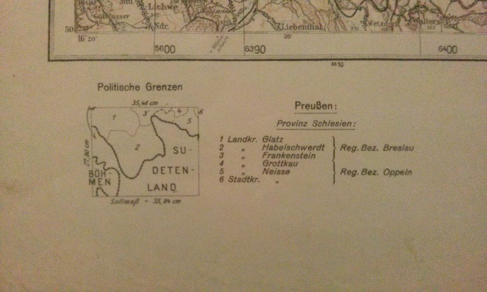 Stara Mapa - 1940r - Provinz Schliesen - 1 : 200.000
