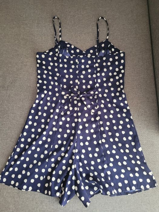 Kombinezon krótkie spodenki grochy roz.34 Primark