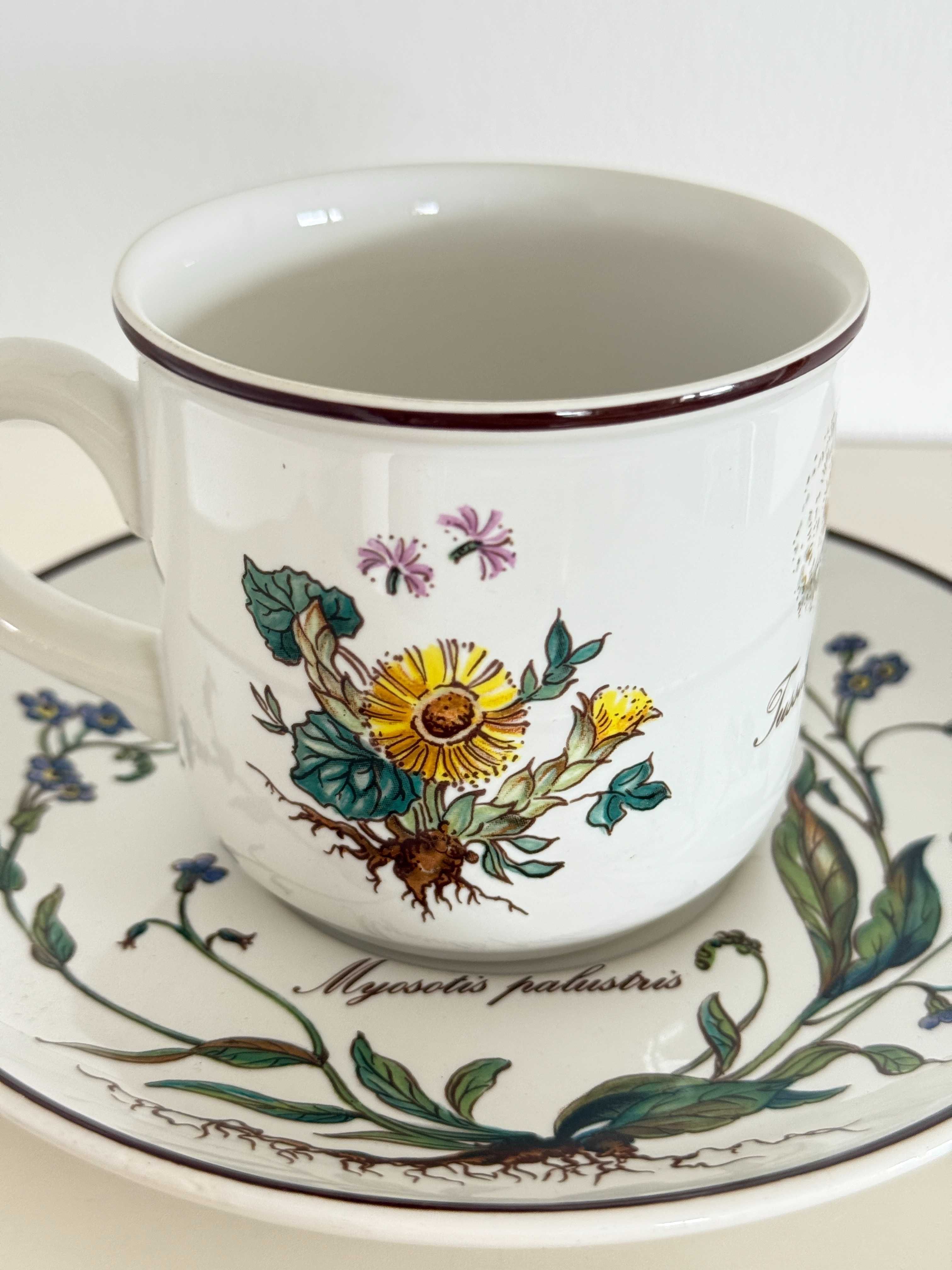 Filiżanka Botanica Villeroy &Boch porcelana vitro kwiaty przyroda kawa
