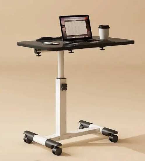 Стіл для ноутбука трансформерПоворот360° металлКорпус Коліщата 60х40см