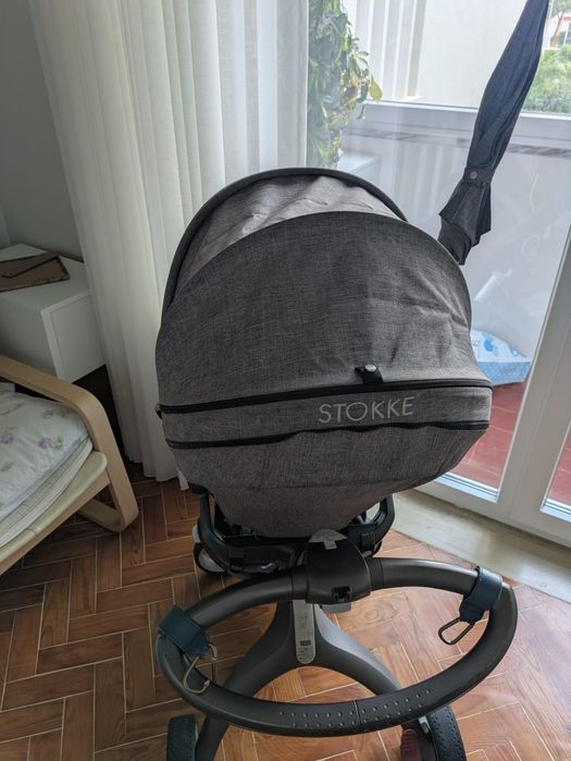 Carrinho de bebé Stokke Xplory+ovinho BeSafe+ base isofix