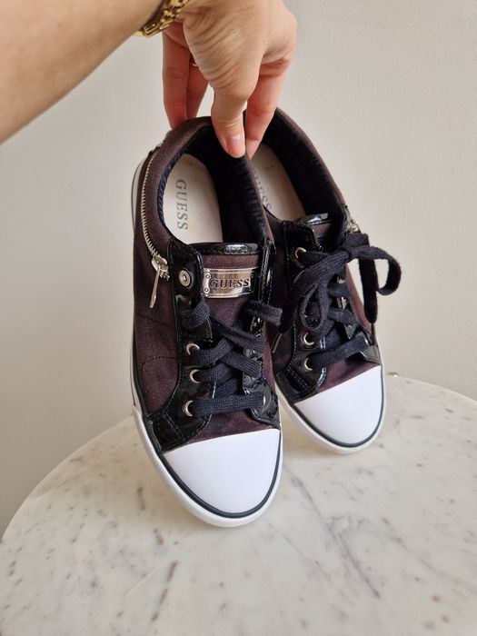 Guess trampki damskie czarno białe rozmiar 38,5