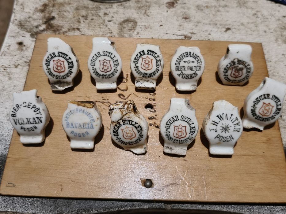 Posen Poznań zestaw porcelanek