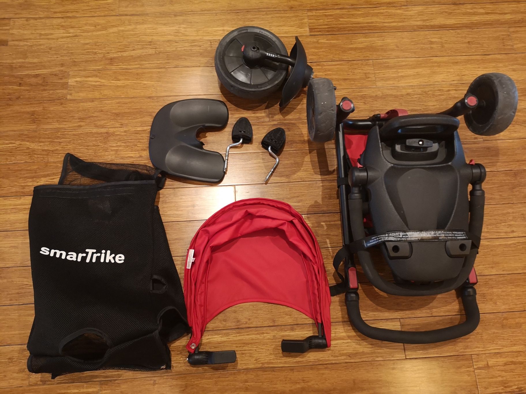 SmarTrike 7in1 rowerek 3-kołowy czerwony