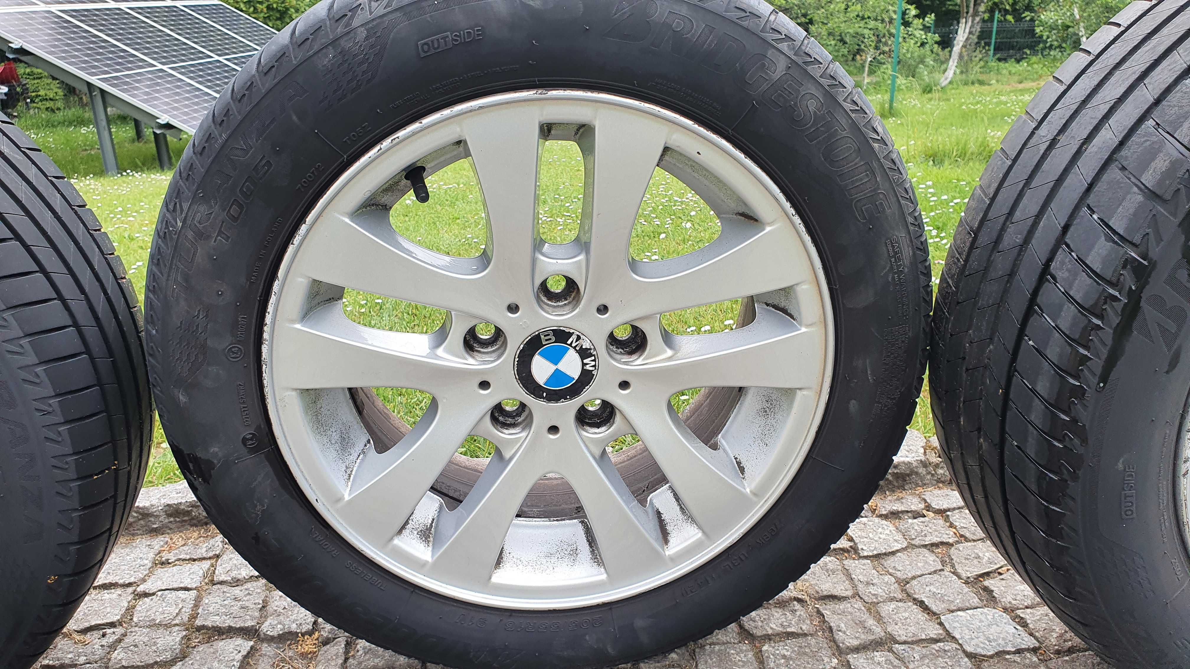 Koła letnie BMW E46 E90 E36 styling 156 16" Bridgestone 205/55 R16 21r