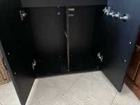 Movel para aquario Fluval lacado preto