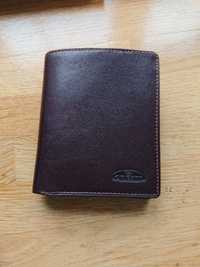 Skórzany portfel Cresti, nowy