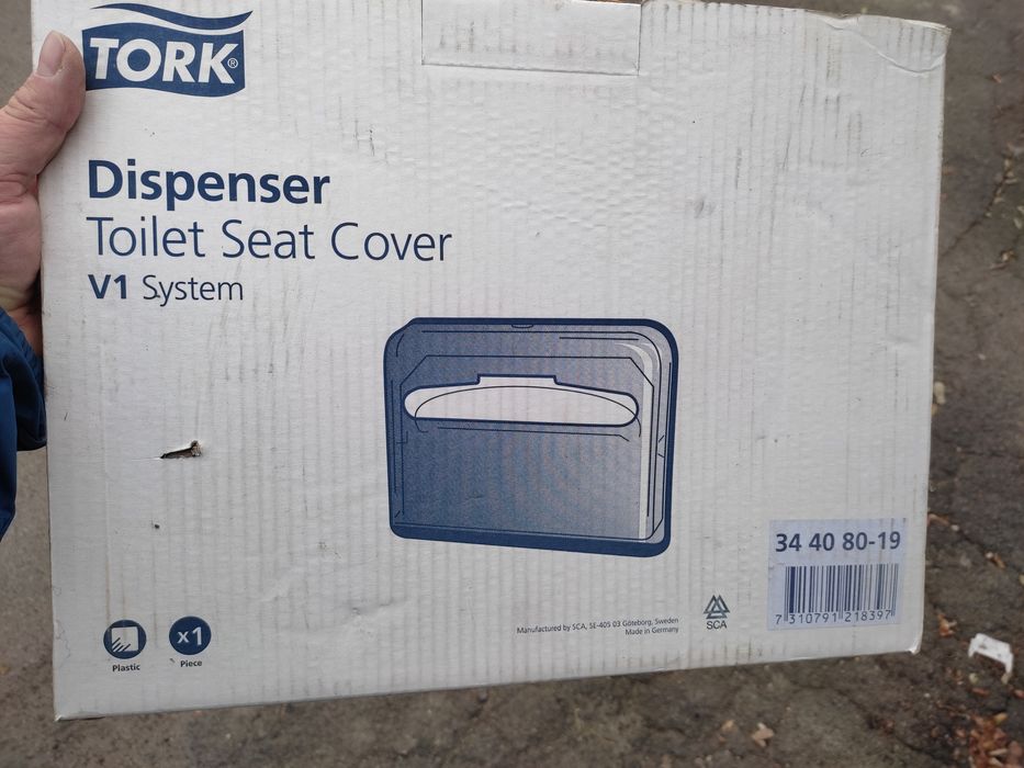 Диспенсер, тримач, держатель, накладок на унітаз