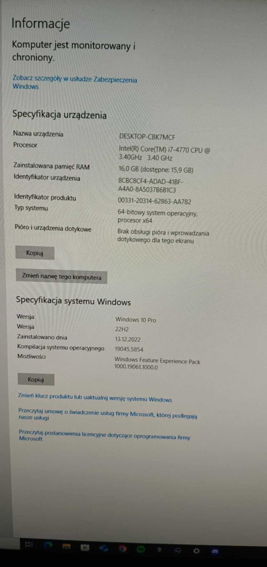 Komputer gamingowy GTX 1660 Super i Intel Core i7