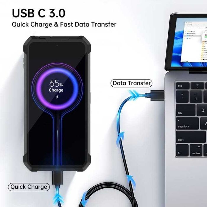 Unihertz 8849 Shark 3 5G 16GB/512GB 11600mAh IP69 3.35GHz