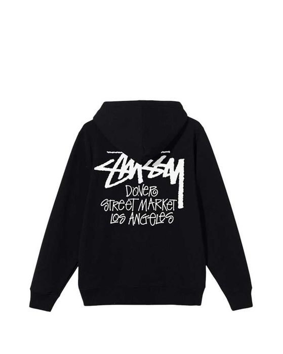 Худі Stussy Stock DSM Los Angeles Zip Hoodie Black