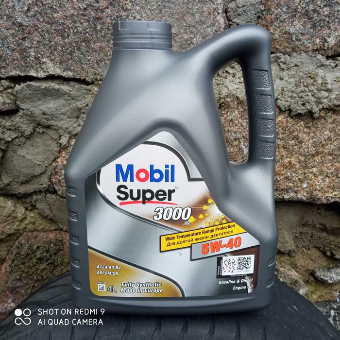 Олива моторна Mobil Super 3000 5w-40