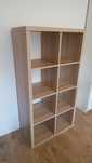Regał Ikea Kallax 2x4 dąb bielony