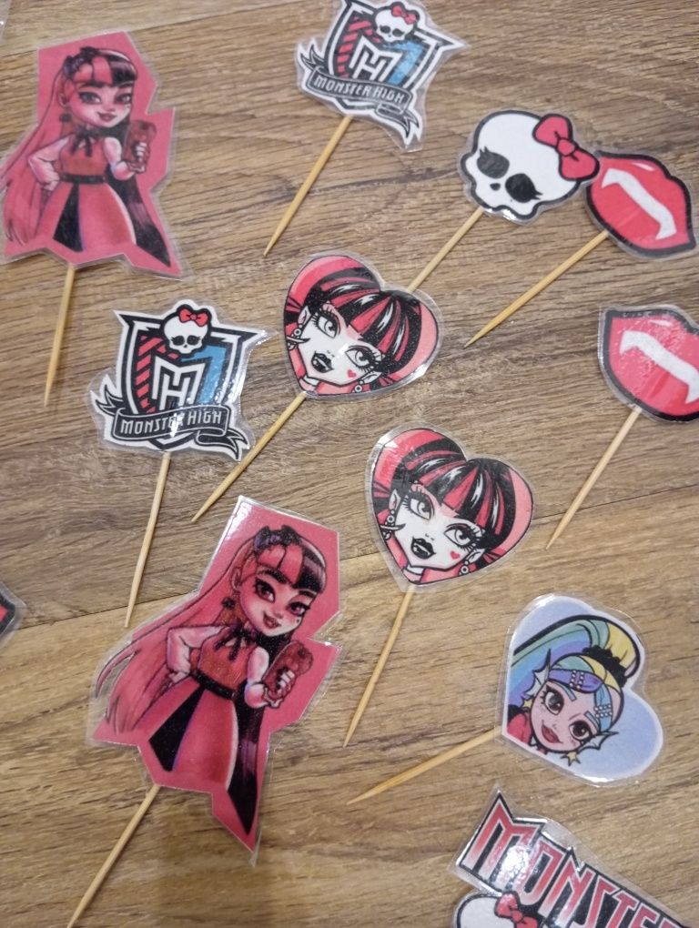 Toppery ozdoby urodzinowe Monster High Draculaura