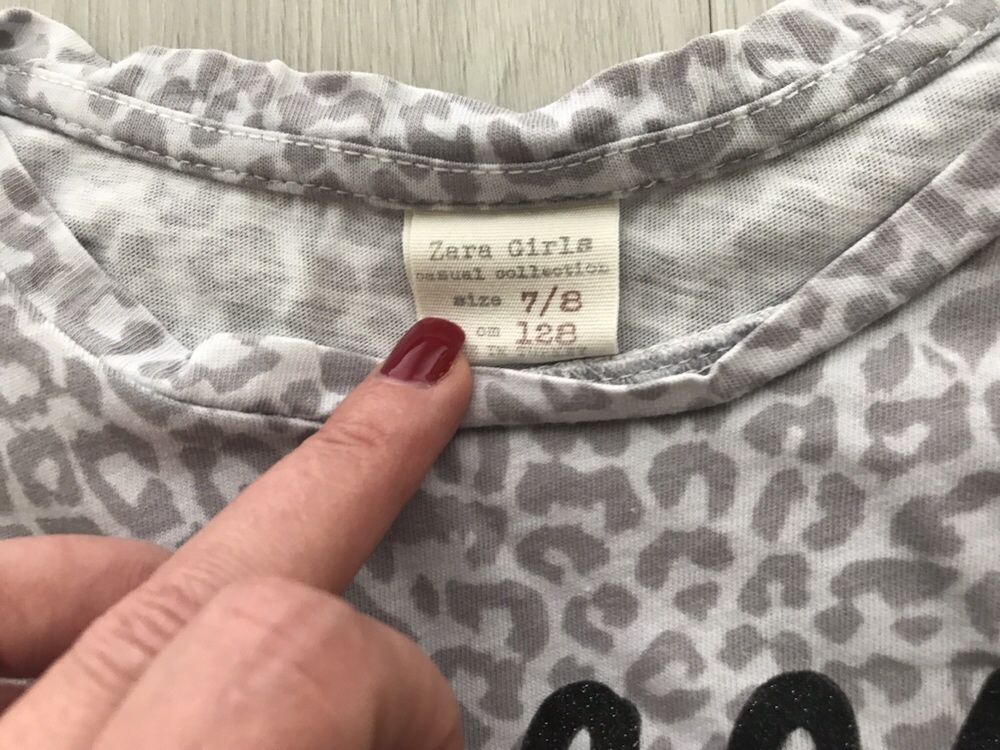 ZARA i H&M Bluzeczki - r. 122/128