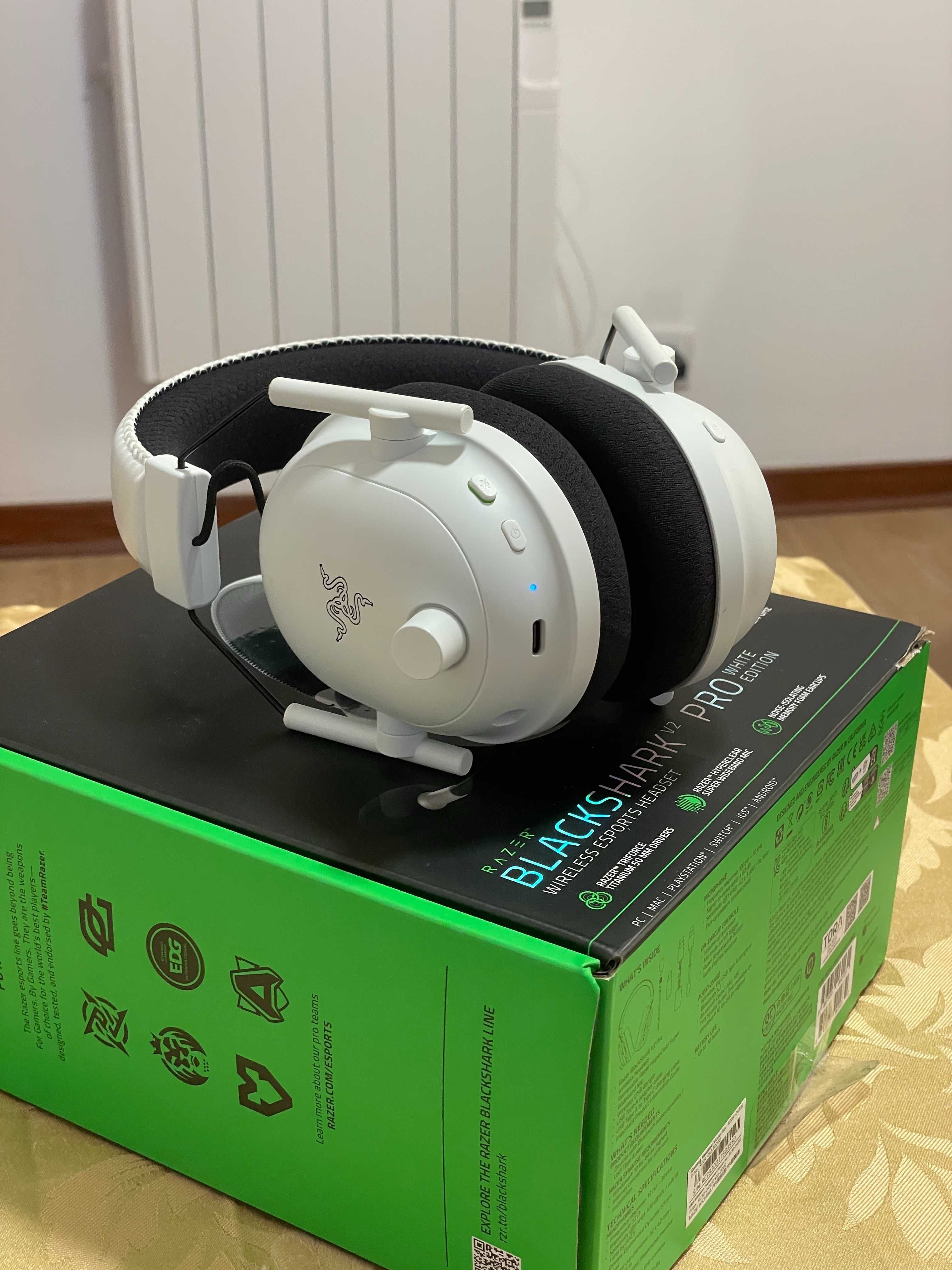 Razer Blackshark V2 Pro 2023 Branco sem microfone