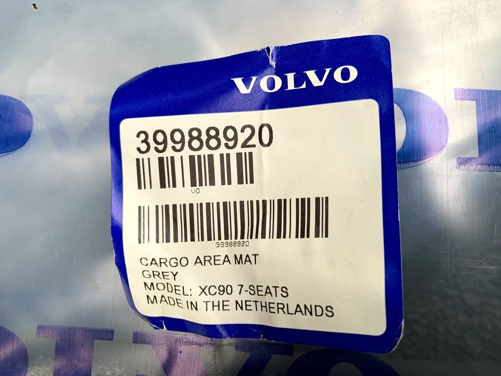 VOLVO XC90 Dywanik materiał tył bagażnik NOWE