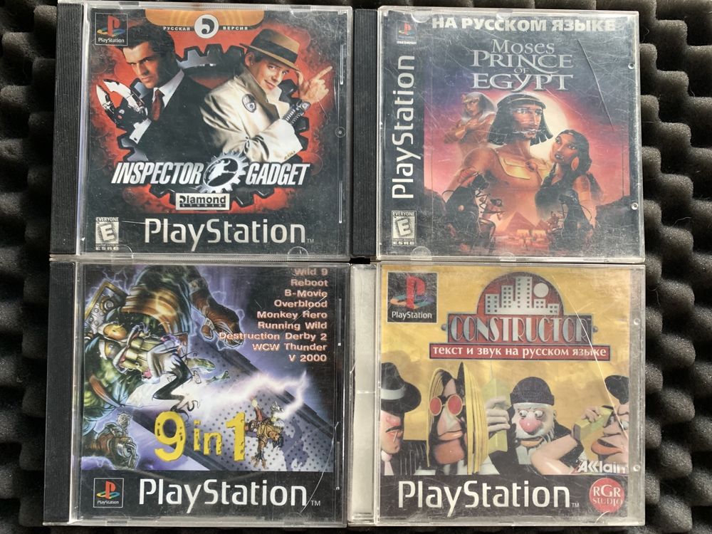 Игры диски на sony PlayStation 1, сони плейстейшен 1 коллекция