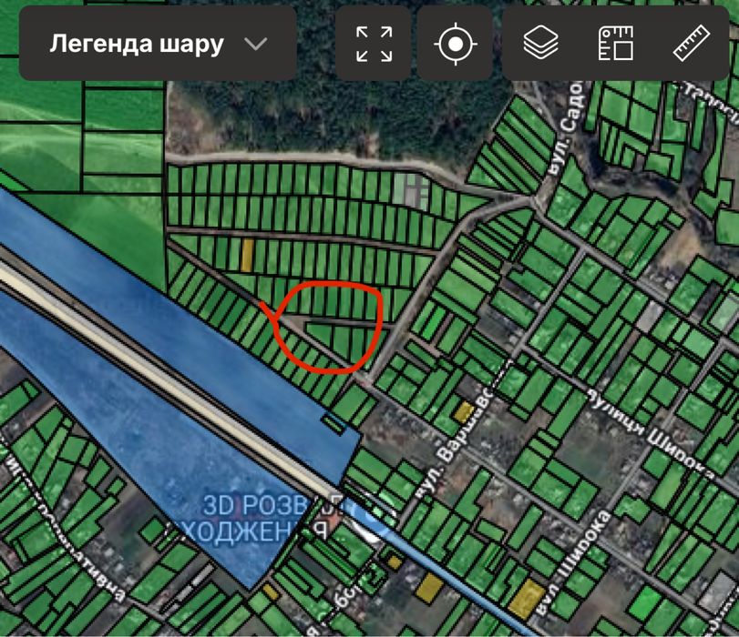 Ділянка під лісом в Микуличі