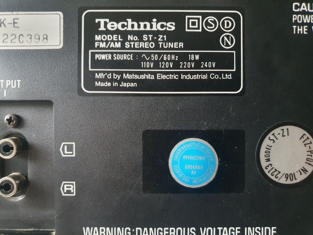 Wieża stereo Technics  SU-Z2 ST-Z1 JAPAN