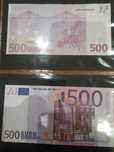1 Nota de 500 euros (não circulada) - Excelente prenda de Natal (021 )