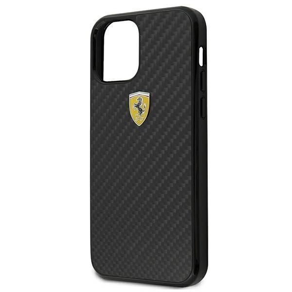 Etui Ferrari Hardcase On Track Real Carbon dla iPhone 12 Mini 5,4"