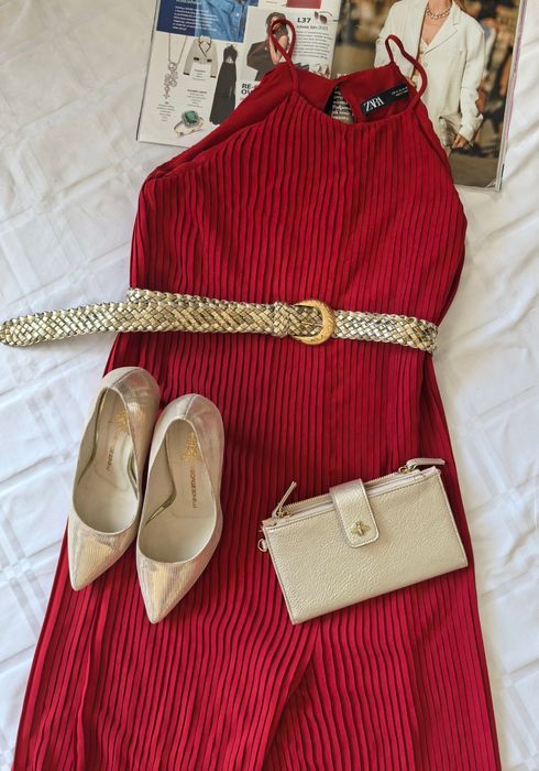 Kombinezon Damski Plisowany Zara r. M/L