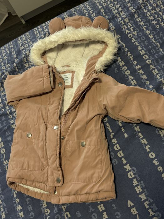 Дитяча зимова парка куртка для дівчинки