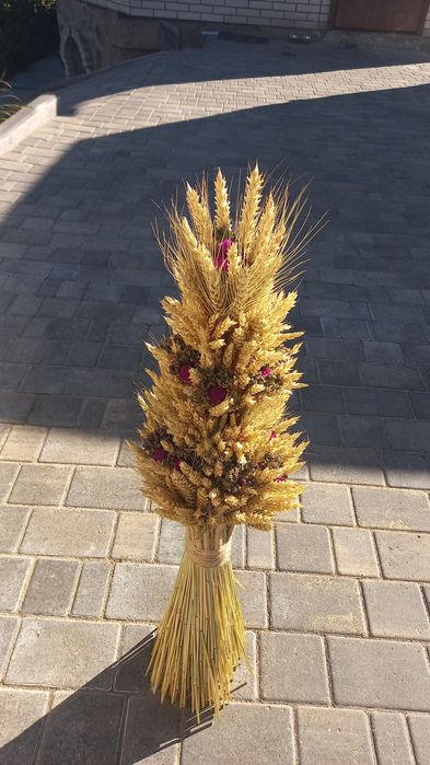 Діхухи снопи пшениці вироби з соломи