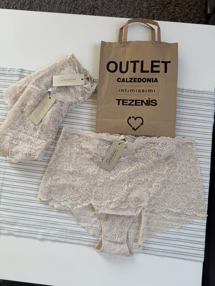 4-pack koronkowe figi culotte wysoki stan Intimissimi